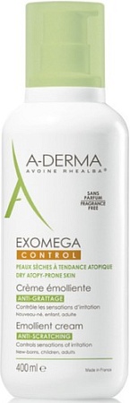 A-Derma Крем для тела Экзомега Контроль 400 мл