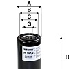 Масляный фильтр Filtron OP 567/2