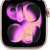 Умные часы Apple Watch Series 11 42 мм (алюминиевый корпус, розовое золото/легкие румяна, спортивный силиконовый ремешок M/L)