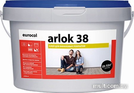 Клей для напольных покрытий и пробки Forbo Eurocol Arlok 38 (1.3 кг)