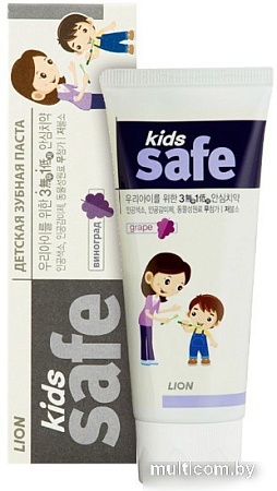 Зубная паста Lion со вкусом винограда от 3-х до 12 лет 90 г