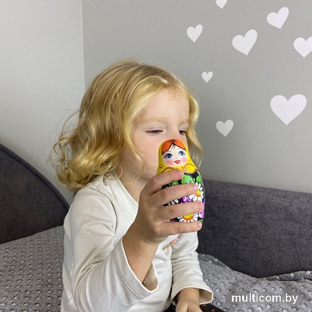 Развивающая игра Брестская Матрешка Девушка с сиренью и ромашками (набор 5 шт)