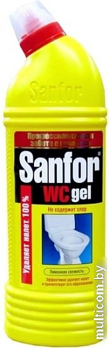 Средство для унитаза Sanfor WC Gel Морской бриз 750 г