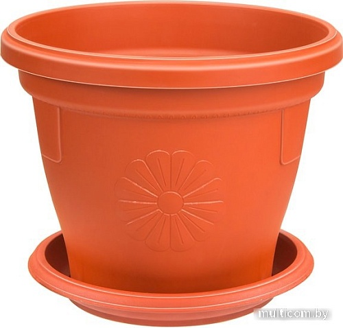 Кашпо Эльфпласт Italy 431 6 л (терракотовый)