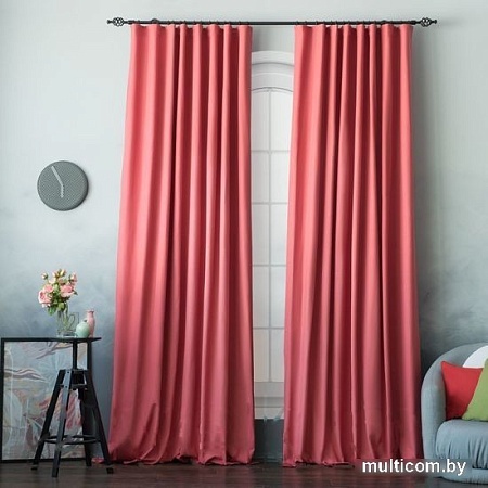 Комплект штор Pasionaria Билли 340x250 с подхватами (малиновый)