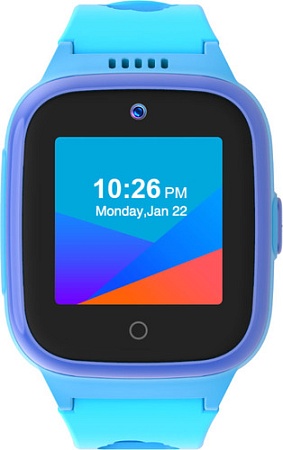 Умные часы LeeFine Q27 4G (синий/голубой)