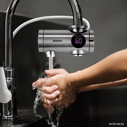 Проточный электрический водонагреватель на кран Kitfort KT-6523