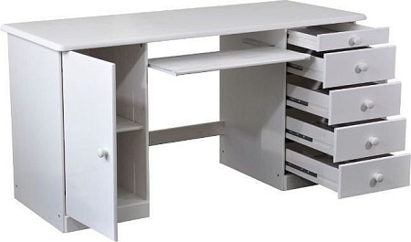 Стол Диприз Вадим-2 Д.4142.1 (белый воск укрывистый)