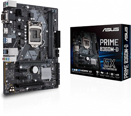 Материнская плата ASUS Prime B360M-D