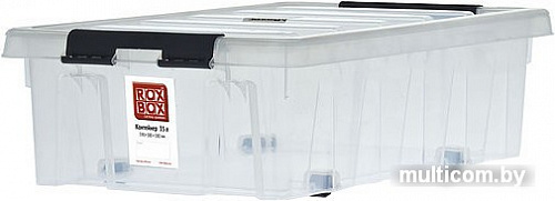 Ящик для инструментов Rox Box 35 литров (прозрачный)
