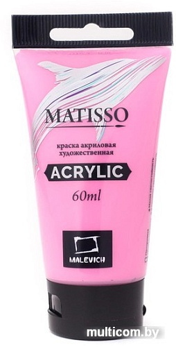 Акриловая краска Малевичъ Matisso 617019 (60 мл, нежно-розовый)