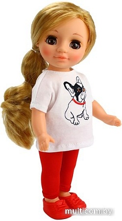 Кукла Весна Ася с бульдожкой 28 см