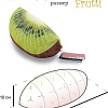 Декоративная подушка Espera Home Deco Dolce Frutti ДФ Киви 60x18