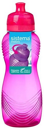Бутылка для воды Sistema 600 (красный)