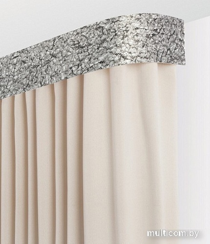 Карниз для штор Legrand Стоун с поворотами 7см 3.6м 2р 58101275 (кварц-серый)