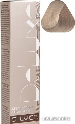 Крем-краска для волос Estel De Luxe Silver 10/16 (светлый блондин пепельно-фиолетовый)