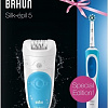 Эпилятор Braun Silk-epil 5 5-511 Wet&amp;Dry + Oral-B Vitality Cross Action D12.513