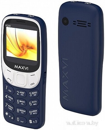 Телефон Maxvi K200 (синий)
