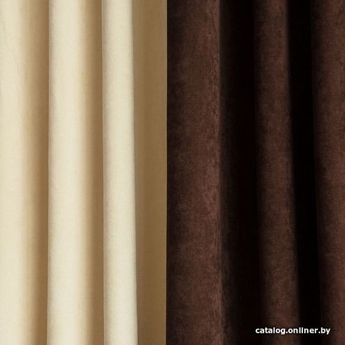 Комплект штор Pasionaria Керти 400x240 (венге/сливочный)