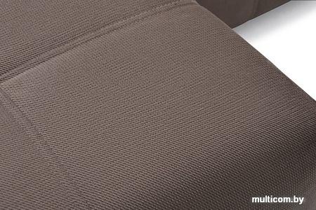 Угловой диван PirroGroup Питсбург угловой (левый, велюр, velvet latte)