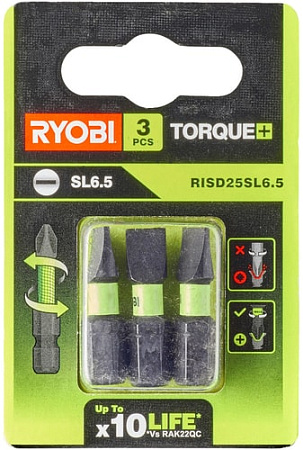 Набор бит Ryobi RISD25SL6.5 (3 предмета)