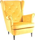 Интерьерное кресло Signal Lady Velvet Bluvel 68 (карри)