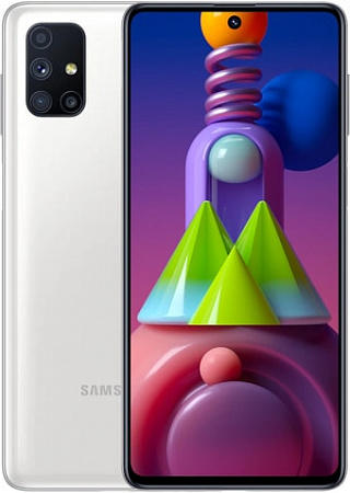 Смартфон Samsung Galaxy M51 SM-M515F/DSN 6GB/128GB (белый)