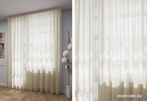 Тюль Legrand Вуаль шелк 5x2.6 м (молочный)