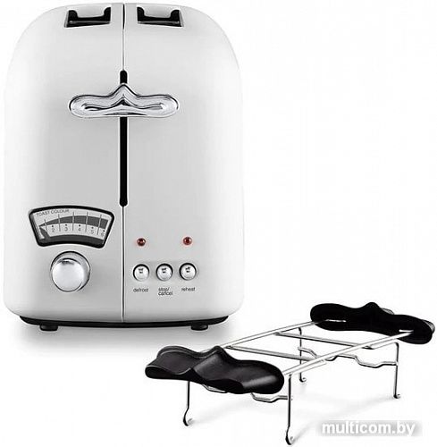 Тостер DeLonghi Argento Flora CT021.W1