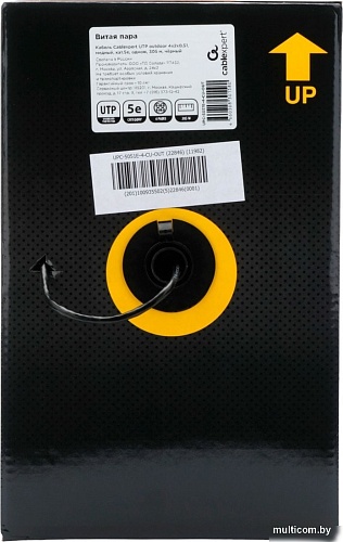 Кабель Cablexpert UPC-5051E-4-CU-OUT (305 м, черный)