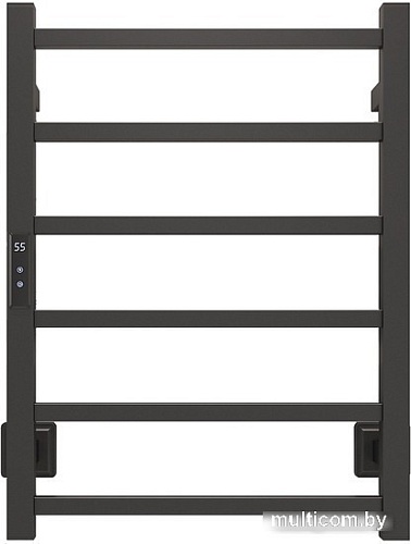 Полотенцесушитель Maxonor PL-TRE02-45-6-7 (черный, подключение слева)