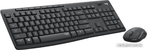 Клавиатура + мышь Logitech MK295 Silent (графитовый, нет кириллицы)