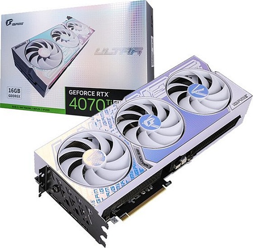 Видеокарта Colorful iGame GeForce RTX 4070 Ti Super Ultra W OC 16GB-V