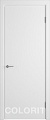 Межкомнатная дверь Юркас Colorit К6 ДГ 80x200 (белая эмаль)