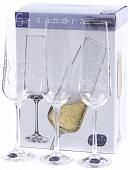 Набор бокалов для шампанского Bohemia Crystal Sandra 40728/C5995/200