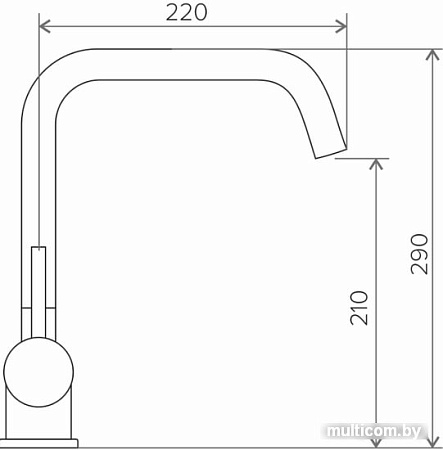 Смеситель Tolero Saragoza (хром)