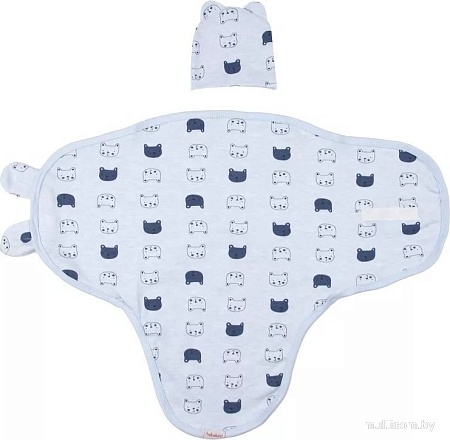 Пеленка-кокон Bebekevi BEV?1280-2 (голубой)