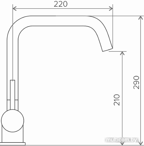 Смеситель Tolero Saragoza (хром)