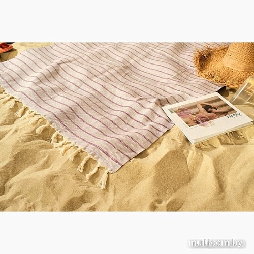Полотенце Love Life Полосы 6840461 (сиреневый)