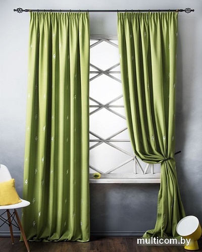 Комплект штор Pasionaria Флэш 290x230 (2 шт, зеленый)