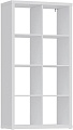 Стеллаж Mebelain Фора 8 (белый)