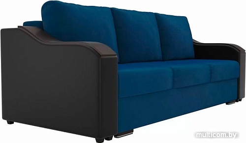 Диван Лига диванов Монако 102030 (синий/черный)