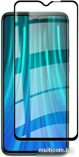 Защитное стекло Case Full Glue для Vivo Y19 (черный глянец)