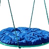 Подвесные качели M-Group Гнездо 1.2м 17039910 (синяя подушка)
