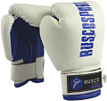 Тренировочные перчатки Rusco Sport 10 oz (белый/синий)