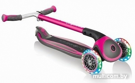 Самокат Globber Master Lights (розовый)