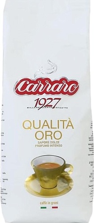 Кофе Carraro Qualita Oro в зернах 1 кг