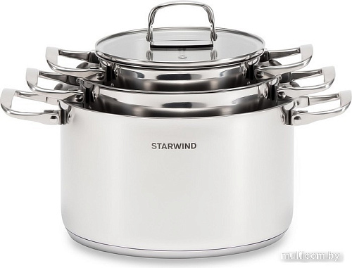 Набор кастрюль StarWind Chef Compact SW-CH3006