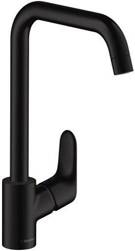 Смеситель Hansgrohe Focus M41 31820670 (черный матовый)