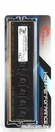 Оперативная память G.Skill Value 4GB DDR4 PC4-19200 F4-2400C15S-4GNT